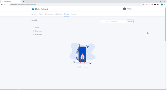 Vue Maps - Vue Setup plans - Actuelle