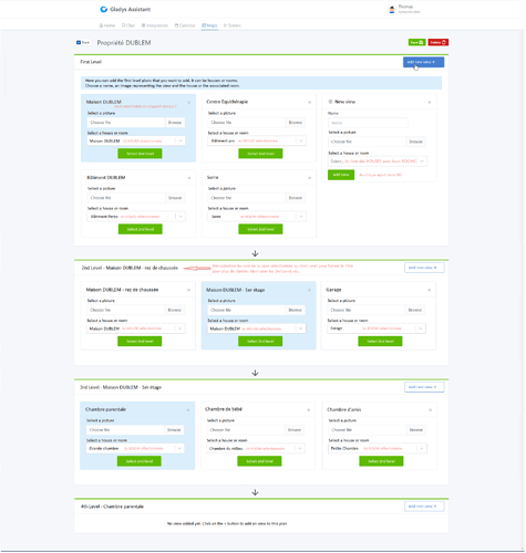 Vue Maps - Vue Setup plans - Edit plan
