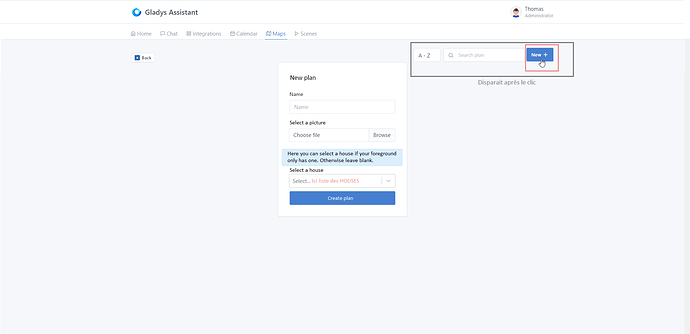 Vue Maps - Vue Setup plans - New plan