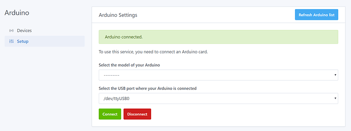 arduino setup