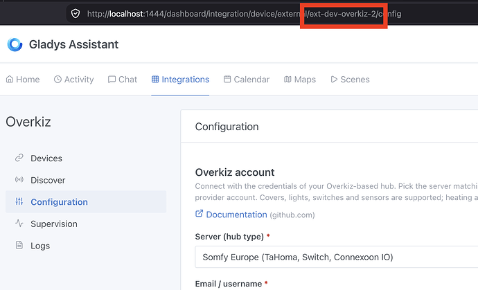 Selector in the url
