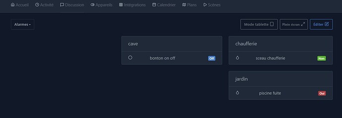 alarm panel