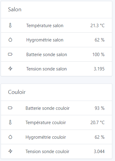 sensor display