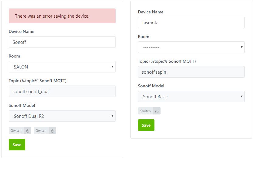Capture sonoff V4